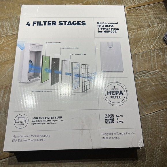 NEW Hathaspace HSP002 Replacement Filter Smart True HEPA Air Purifier - Picture 12 of 16